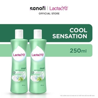 Bộ 2 DDVS Phụ Nữ Lactacyd Cool Sensation 250ml Mát Lạnh & Sạch Thoáng Dài