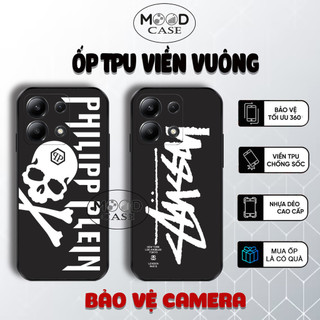 Ốp lưng Xiaomi Redmi Note 13 , Redmi Note 13 Pro TPU cạnh vuông | MOOD case phụ kiện điện thoại