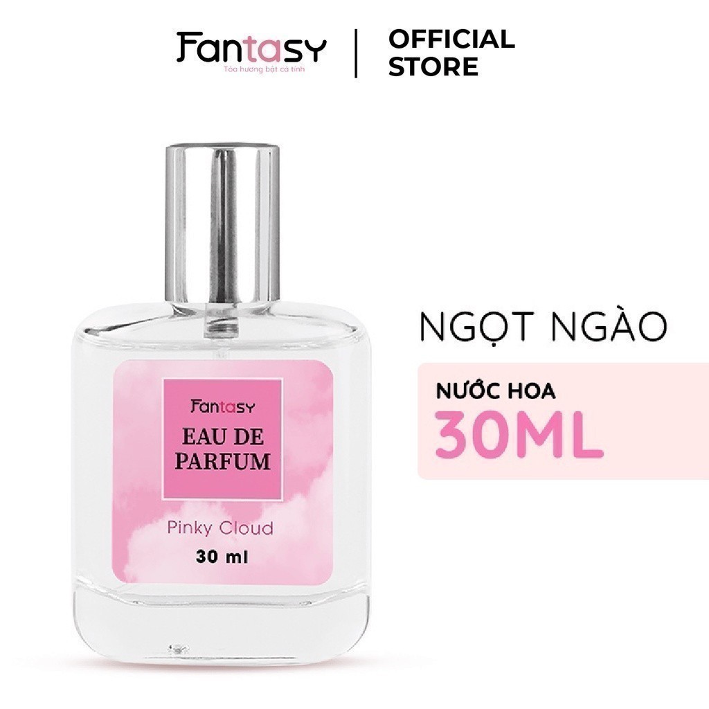 [15.4 | ĐƠN 399K - TẶNG MÁY RỬA MẶT CAO CẤP] Nước hoa nữ cho học sinh, sinh viên Fantasy ngọt ngào - Pinky Cloud 30ml