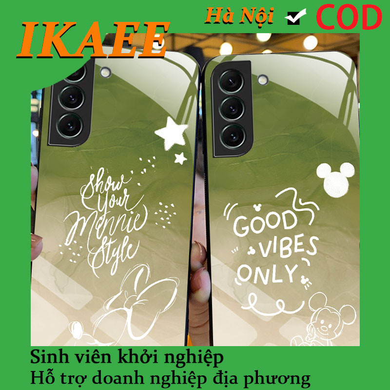 Mickey 3 Vỏ kính cường lực Samsung galaxy A15 A22 A23 A24 A25 A34 M Note Vỏ kính cao cấp