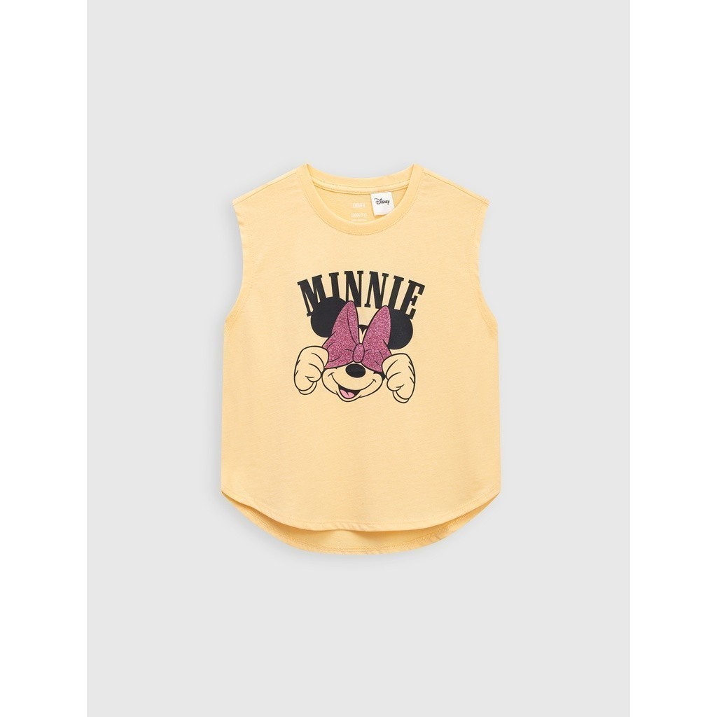 Áo sát nách bé gái CANIFA in Mickey & Friends 100% cotton 1TA23S003