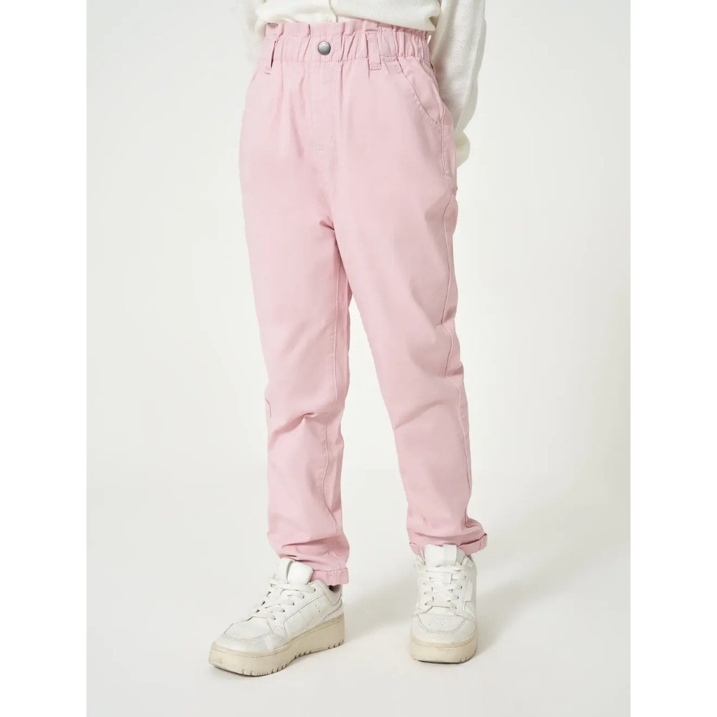 Quần khaki bé gái CANIFA quần dài cạp chun dáng suông 1BJ23W003