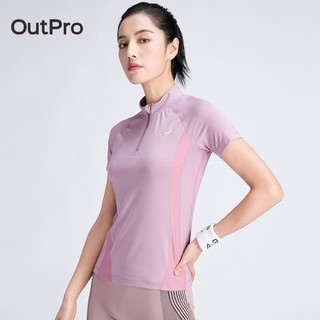 Áo thun thể thao OutPro tay ngắn cổ tròn khô nhanh năng động cho nữ
