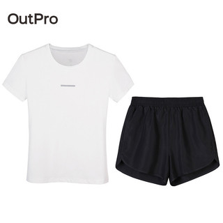Bộ đồ thể thao OutPro gồm áo thun phối quần ngắn thời trang cho nam và nữ