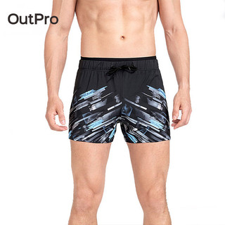 Quần short boxer OutPro co giãn dùng đi bơi siêu nhẹ dành cho nam
