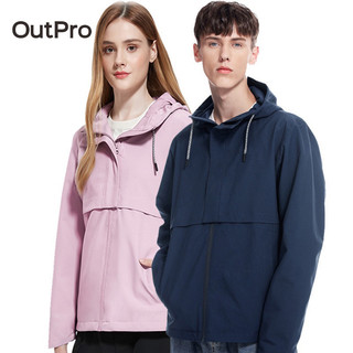 OutPro Áo Khoác Leo Núi Chống Gió / Thấm Nước Cá Tính Cho Nam