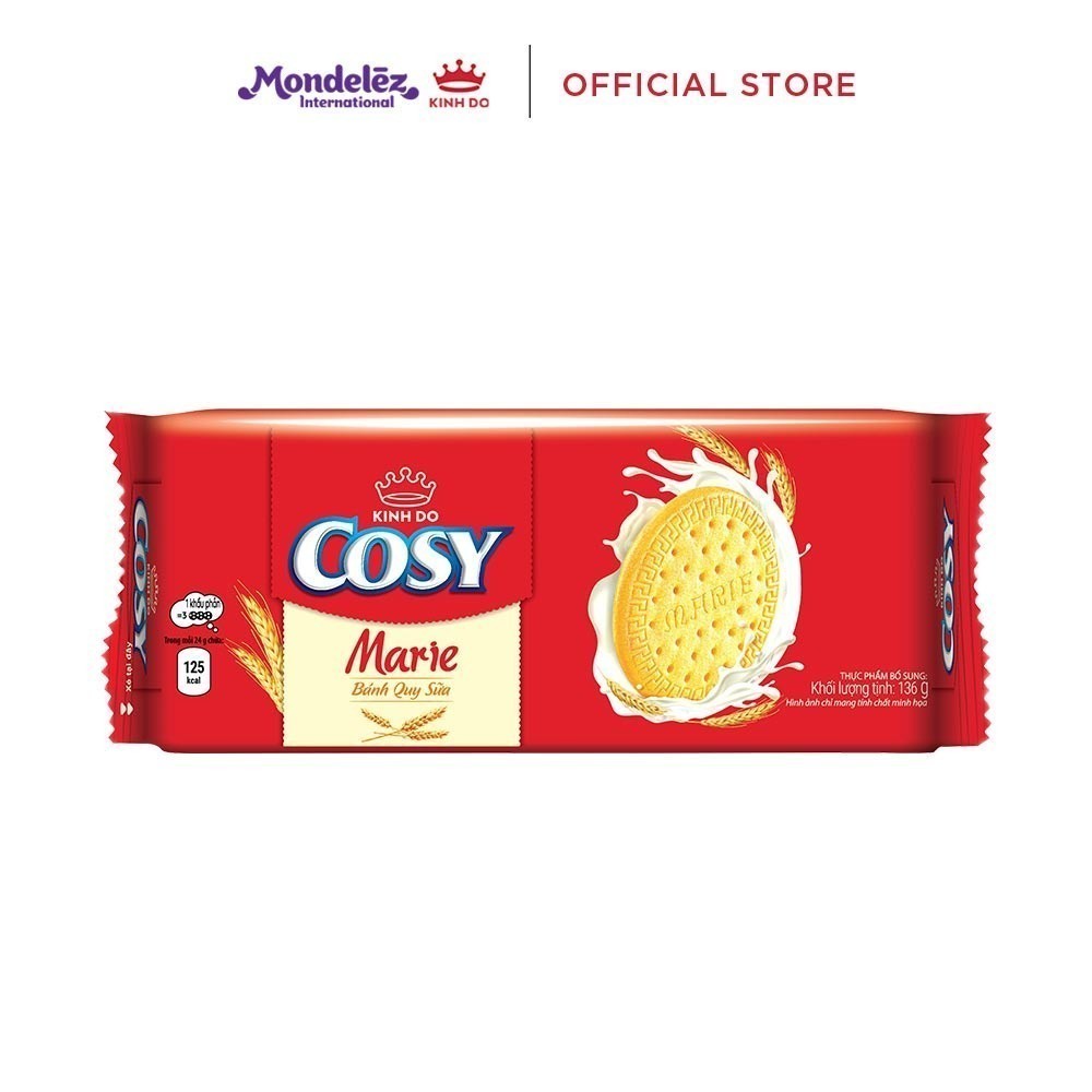 Combo 3 Gói Bánh Quy Sữa Cosy Marie 3x120g