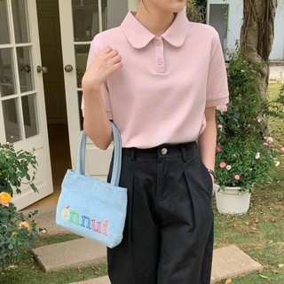 Áo Phông cổ Sen Cộc Tay Homely phong  cách trẻ trung tôn dáng 5màu siêu hot