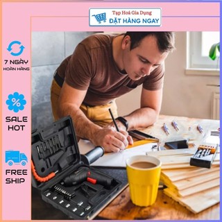 Máy bắt vít cầm tay máy khoan pin mini bắt vít đa năng gia dụng thông minh a.chi