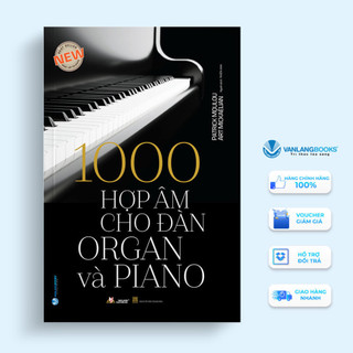 Sách 1000 Hợp Âm Cho Đàn Organ Và Piano ( Tái bản 2023) - Vl
