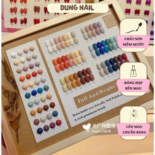  Set sơn gel Aivennhuy 40 màu set sơn gel 40 màu tone pastel trẻ trung chất sơn đặc mướt tặng kèm bảng màu dungnailstore 