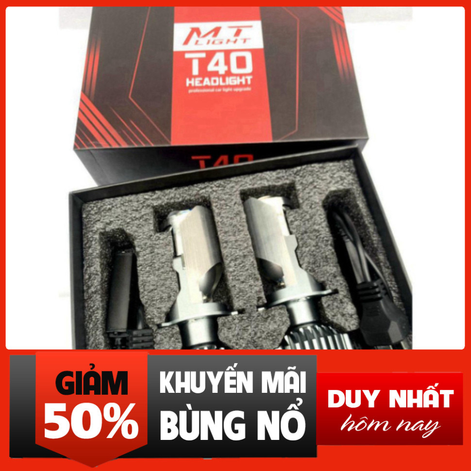 Đèn Pha LED Bi Cầu Mini H4 T40/F40 ( New ) Công Xuất 40w Lắp Ô tô, xe máy [Metro] [Uy Tín]