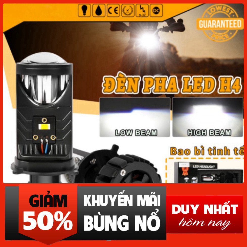 CO LIGHT Mini LED H4 Bộ Đèn Canbus 45W 20000LM bi cầu mini h4 Ống Kính Máy Chiếu chuyển hướng Bóng c