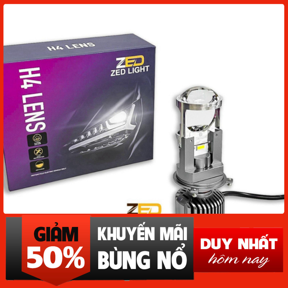Đèn Led Pha Bi Cầu Mini T40 60W Chân h4 bản 2023 Bảo hành chánh Hãng 2 Năm