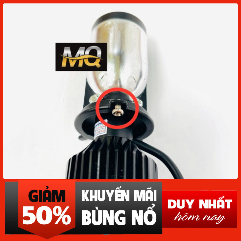 Đèn Pha Led Bi Cầu T9 H4 45W Cho xe con xe gắn máy ( Dùng Điện Ắc Quy ) Cắt Sáng chống lóa M01B