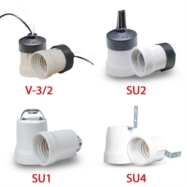 Đuôi sứ chịu nhiệt E27 Sopoka