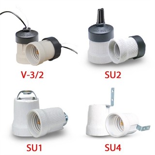 Đuôi sứ chịu nhiệt E27 Sopoka