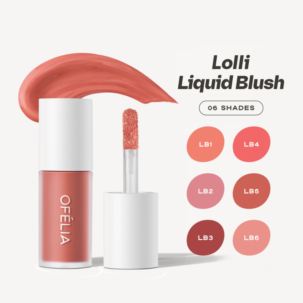 Combo Son Và Má Hồng OFÉLIA - Lolli Glow Tint + Lolli Liquid Blush Chapter 01 (5g x 3.9g)