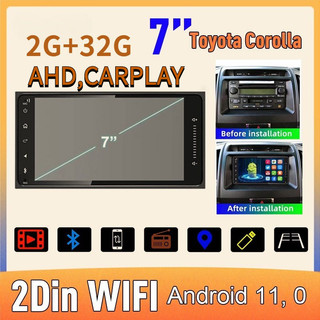 7 inch android 04-14 mẫu toyota corolla universal car gps navigation màn hình lớn mp5 player car radio，ahd，carplay