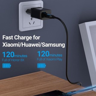 Cáp sạc nhanh Micro USB VENTION COLBF (3A, USB-A to Micro USB, 1m)