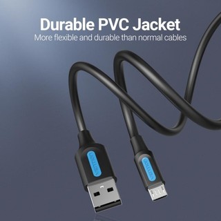 Cáp sạc nhanh Micro USB VENTION COLBF (3A, USB-A to Micro USB, 1m)