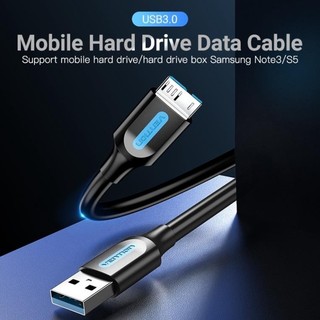Cáp Sạc Nhanh USB3.0 to Micro-B VENTION COP (Fast Charging Data, 5Gbps)