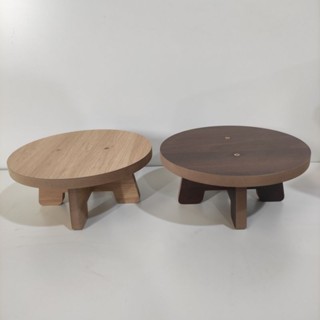 Ghế gỗ lắp ghép dáng thấp, ghế kê chân, kệ cây cảnh, kệ để bàn chắc chắn, dễ tháo lắp  ( mặt Tròn cao 10cm )