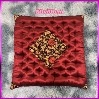 Đệm ngồi bệt dày vải gấm 50x50cm , Đệm ghế sofa size lớn dùng ngồi thiền, ngồi bệt cao cấp
