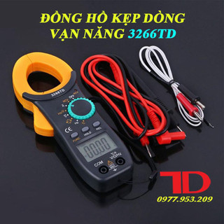 Đồng hồ kẹp dòng vạn năng 3266td, ampe kìm dòng njty 3266td TD Điện lạnh Thuận Dung