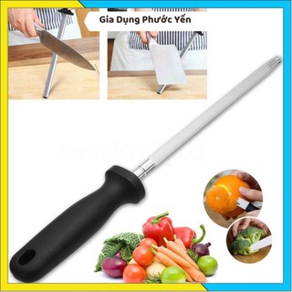 Cây liếc dao, cây mài dao cán nhựa đen siêu bén
