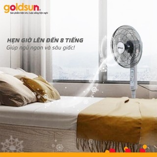 Quạt điện đứng Goldsun GFA-6040 có điều khiển từ xa, quạt mát công suất 50W với 3 chế độ gió