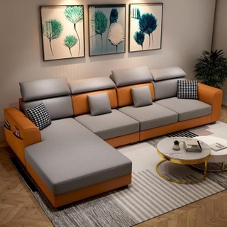 Ghế sofa băng góc L thông minh thiết kế đầu gật - Sofa góc cho phòng khách _ Fee ship HN . .