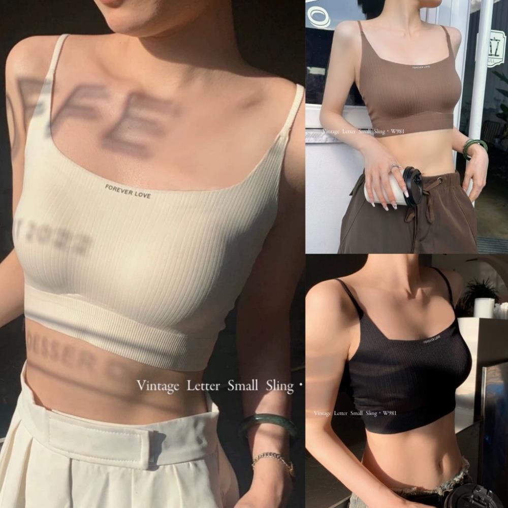 Áo Bra Nữ 2 dây Croptop Hàng QCL1 Forever Love Siêu Hot Mẫu Mới Nhất  phanngoc06