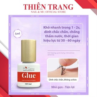 Keo nối mi MISS GEMMA ít cay siêu bền - Keo nối mi 5ml chính hãng - Dụng cụ nối mi chuyên nghiệp