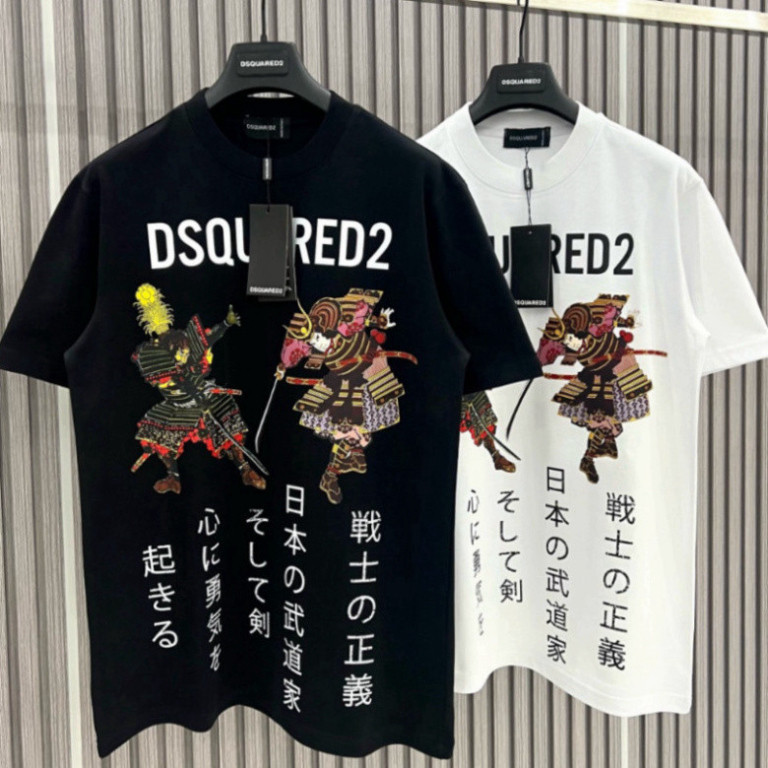  Áo Phông Nam DSQ Samurai in chữ nhật bản. Áo Thun Unisex Dsquared2 Form Rộng Siêu Hot 2024. 89 