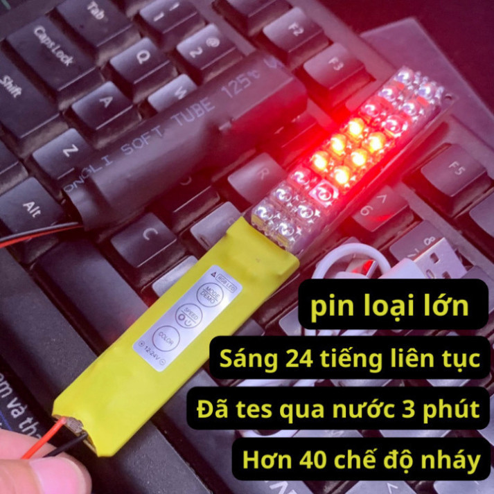 Đèn led thả diều sáo 2m 3m 4m đèn diều sáo cảm biến gắn diều Diều sáo tb