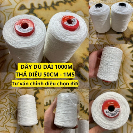 Dây chỉ dù thả diều sáo 1m2 1m5 1m dây dù thả diều sáo đại trà cánh cốc chính mỹ đuôi cá - Diều sáo 