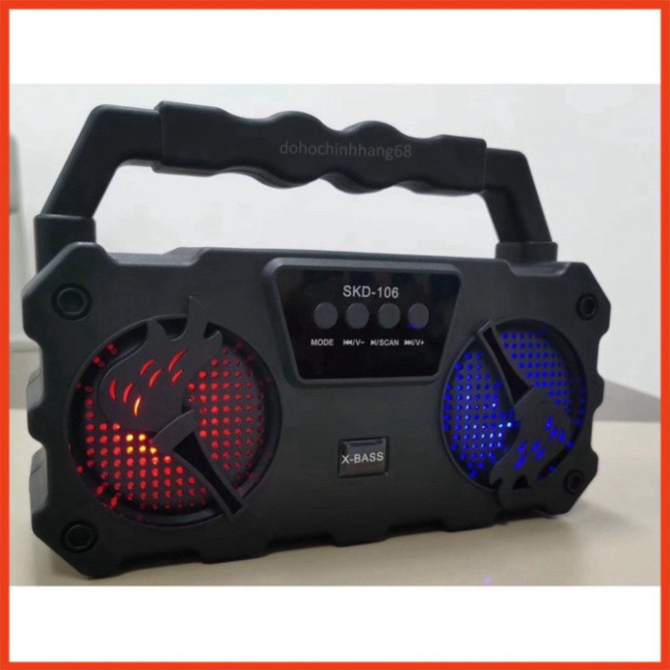 Loa bluetooth kèm micro hát karaoke cực hay SKD-106, âm thanh cực sống động HOT HOT HOT | BigBuy360 - bigbuy360.vn