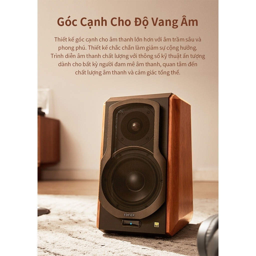Loa Hi-fi Bookself không dây EDIFIER S1000W | Công suất 120W | 5,5" +1"  | Bảo hành 12 tháng