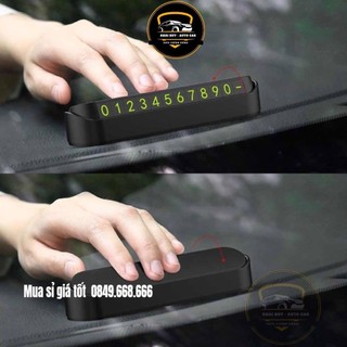 Bảng số điện thoại đặt táp lô khi đỗ xe - bảng 4-6 số có phản quang  và có loại kèm giá đỡ điện thoại