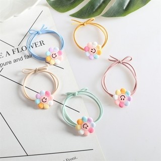 3 Thun Buộc Tóc Hoa Cầu Vồng