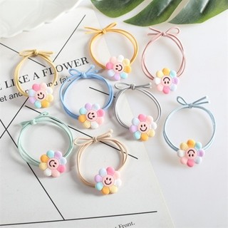 3 Thun Buộc Tóc Hoa Cầu Vồng