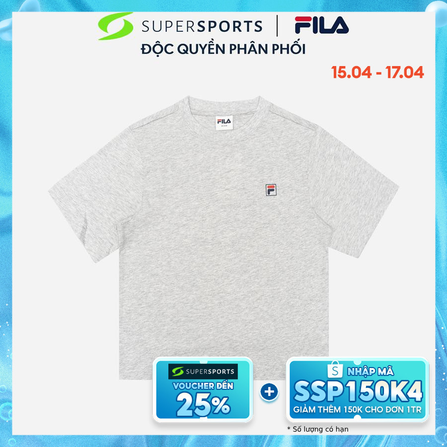 Áo thun thể thao nữ Fila Value Pack Regular Basic Logo - FW2TSF3004F-DML