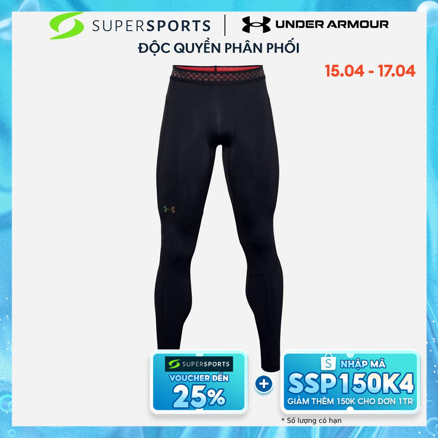 Quần legging thể thao nam Under Armour Baselayer HG Rush 2.0 - 1356625-001