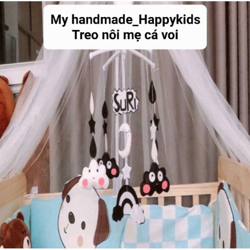 Đồ chơi treo nôi trắng đen giúp bé tự chơi từ 0 tháng tuổi LÀM TÊN CHO BÉ FREE
