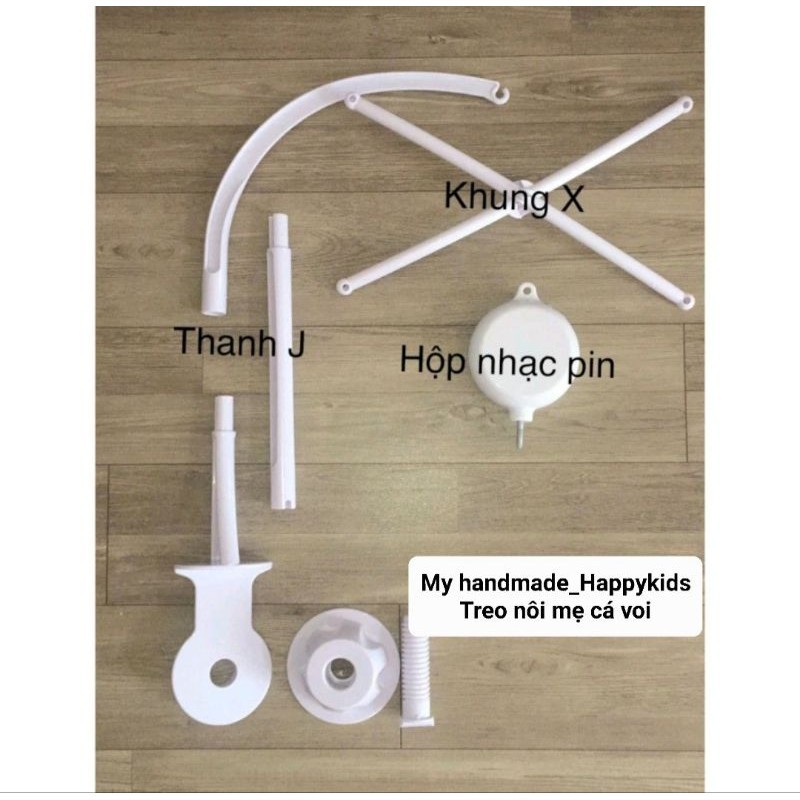 Đồ chơi treo nôi trắng đen giúp bé tự chơi từ 0 tháng tuổi LÀM TÊN CHO BÉ FREE