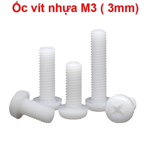 [Deal tốt] (50 cái) Ốc vít nhựa M3 (3m mét)