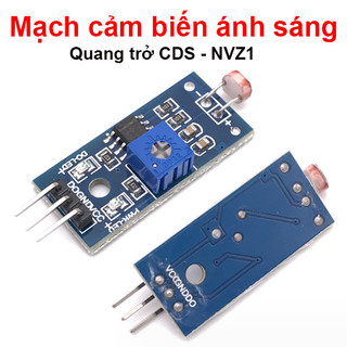 Mạch cảm biến ánh sáng, cảm biến quang trở cds - nvz1 ||