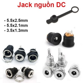 Jack nguồn DC-022/022B/099/Nắp đậy cao su ||