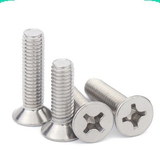 [Giá sỉ] (50 cái) Ốc vít pake đầu côn, đầu bằng M3 inox 304 dài 6-20mm